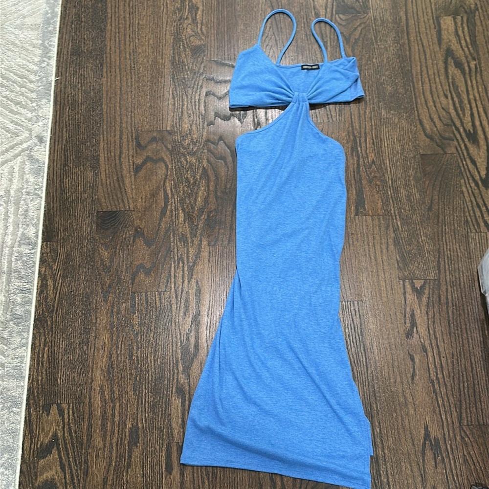 Robertson + Rodeo Blue Cut Out Dress - Picture 2 of 5